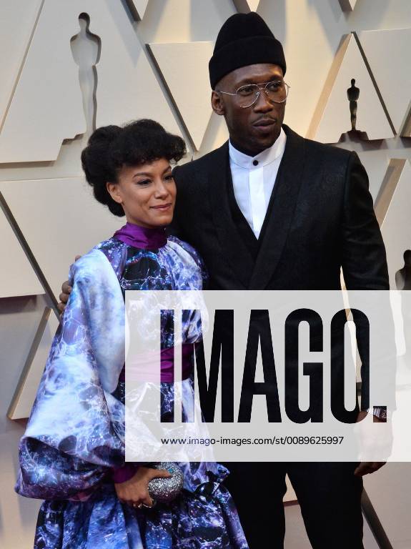 Amatus Sami-Karim and Mahershala Ali (R) arrive on the red carpet for the 91st annual Academy Awards at the Dolby Theatre in the Hollywood section of Los Angeles on February 24, 2019. LAP20190224200 JIMxRUYMEN