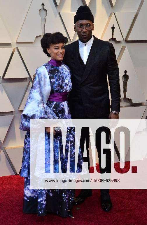Amatus Sami-Karim and Mahershala Ali (R) arrive on the red carpet for the 91st annual Academy Awards at the Dolby Theatre in the Hollywood section of Los Angeles on February 24, 2019. LAP20190224201 JIMxRUYMEN