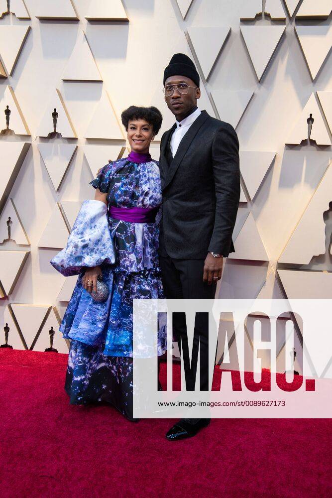 Amatus Sami-Karim and Mahershala Ali, Oscar nominee, arrive on the red carpet of The 91st Oscars at the Dolby® Theatre in Hollywood, CA on Sunday