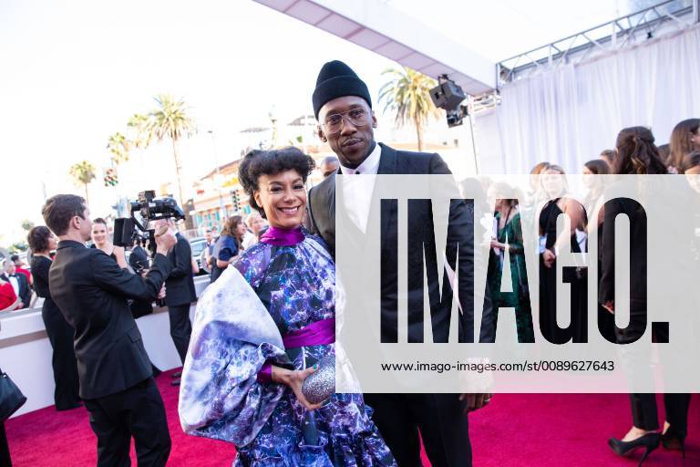 Hollywood, California, U.S. - AMATUS SAMI-KARIM and Oscar® nominee MAHERSHALA ALI, arrive on the red carpet of The 91st Oscars at the Dolby Theatre in Hollywood. Hollywood U.S. - ZUMAz03_ 20190224_sha_z03_505