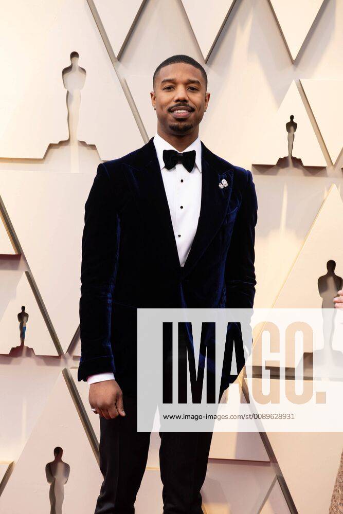 Michael B. Jordan arrives on the red carpet of The 91st Oscars at the Dolby® Theatre in Hollywood, CA on Sunday