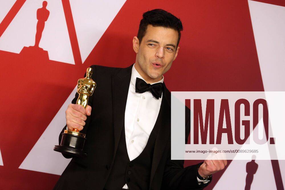 HOLLYWOOD, CALIFORNIA - FEBRUARY 24: Rami Malek in the press room during the 91st Annual Academy Awards at Hollywood and Highland on February 24, 2019 in Hollywood, California..
