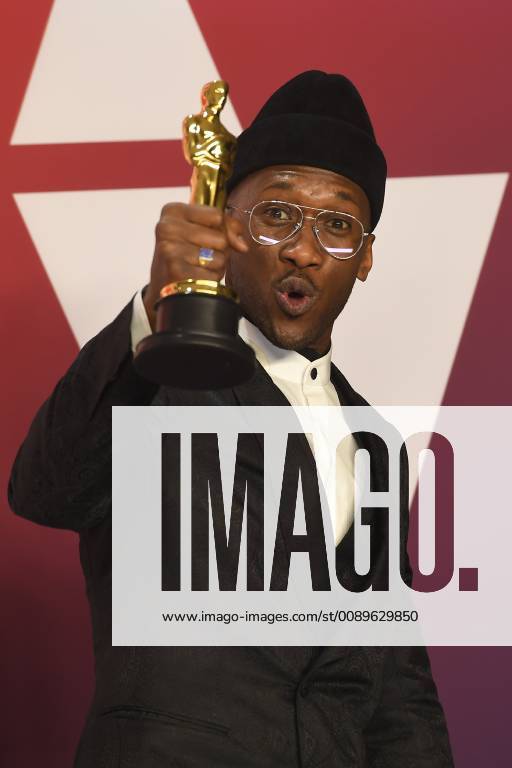 Los Angeles, California, U.S - MAHERSHALA ALI in the Press Room during the 91st Academy Awards, presented by the Academy of Motion Picture Arts and Sciences (AMPAS), at the Dolby Theatre in Hollywood. Los Angeles U.S. - ZUMAz03_ 20190224_zbp_z03_292