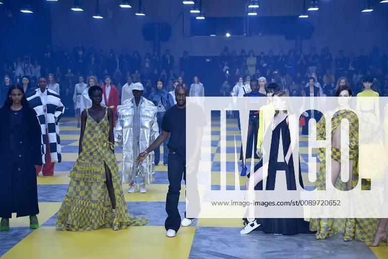 2019-02-28 Paris France Hadid, Gigi; Hadid, Bella;Virgil Abloh