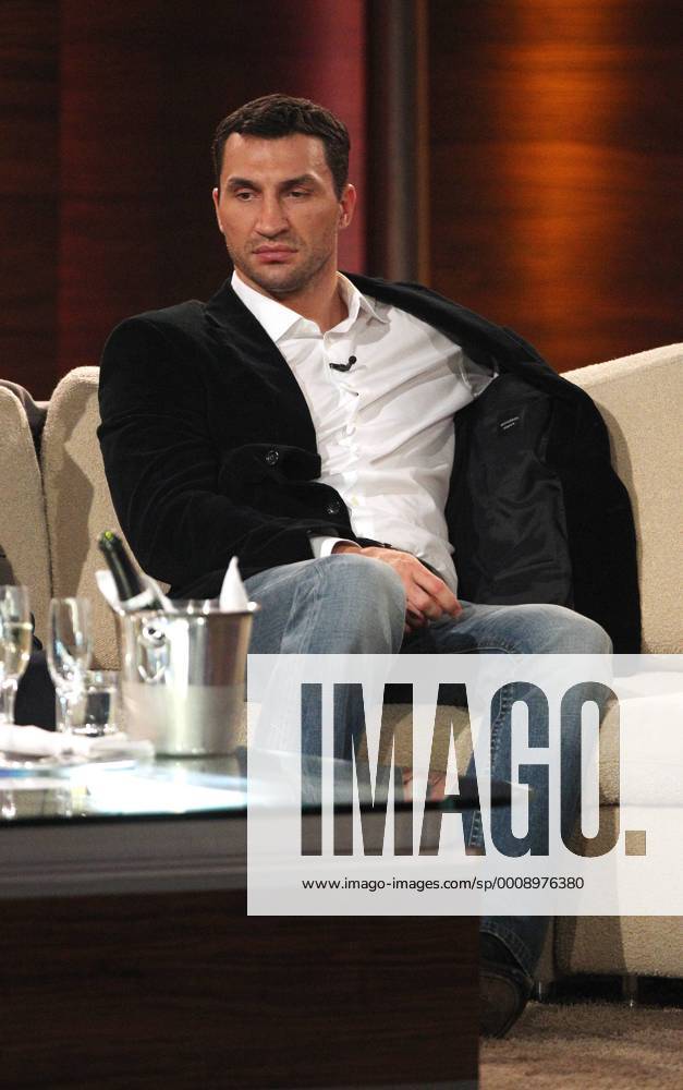 Samstag 05.11.2011, in Leipzig, TV Unterhaltungsshow Wetten, dass...? im ZDF Wladimir Klitschko DeFodi031