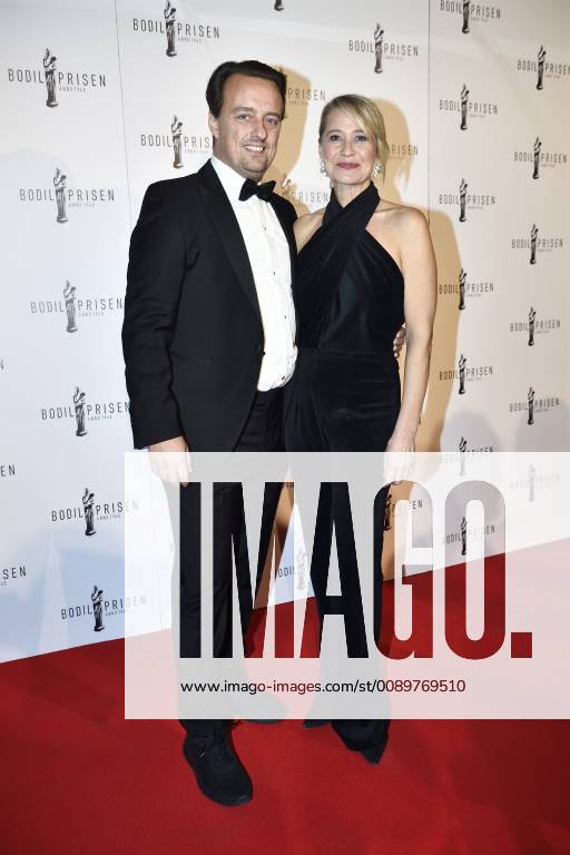 Trine Dyrholm with her husband Niclas Bendixen on the row runs before Bodil Prize 2019 was awarded at Staerekassen in Koebenhavn on Saturday 2 March 2019,