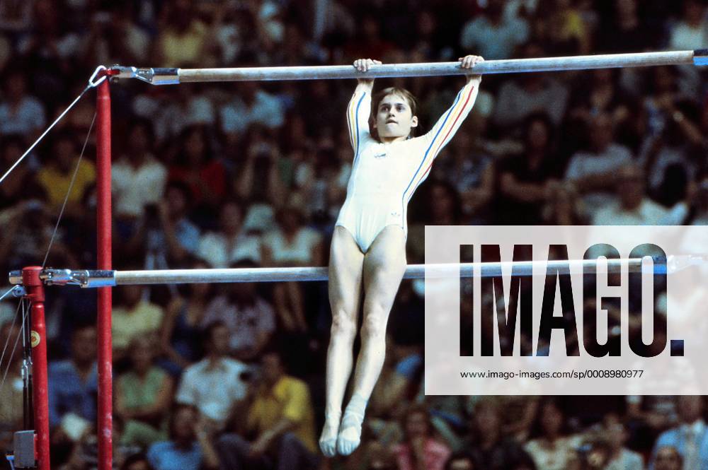 Nadia Comaneci - Romania . Montreal Olympics 1976 o0 Aufnahmedatum geschätzt Olympia OS Sommer Olympische Sommerspiele Spiele