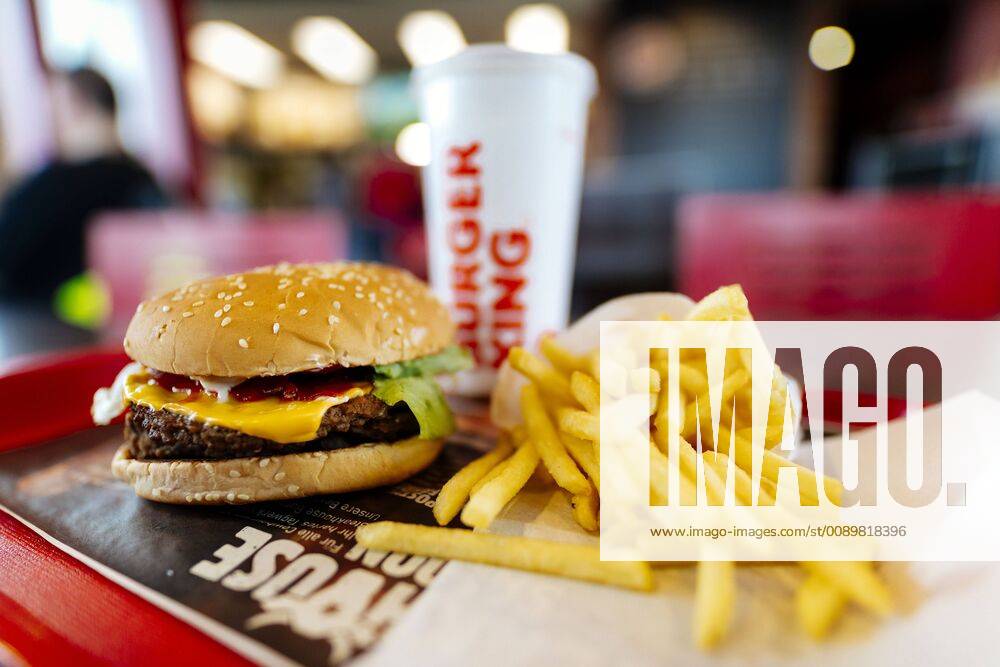 A menu fast food chain Burger King at a Drive In Restaurant Cologne 03 03 2019 Foto:xC.xFuturexImage