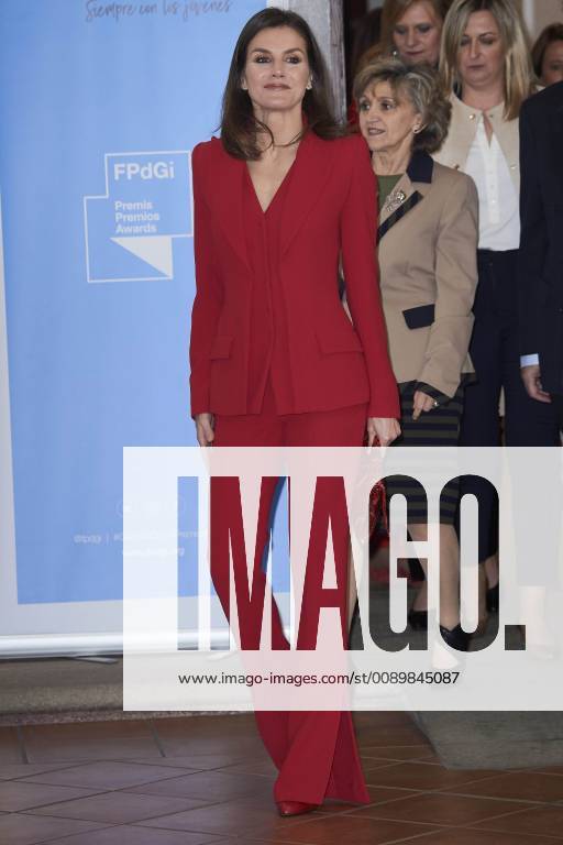 Madrid Queen Letizia during the award ceremony of the ‘’Princess of Girona 2019 foundation prize’’ in the category ‘’social’’ at the Complejo cultural San Francisco in Caceres. No Spain