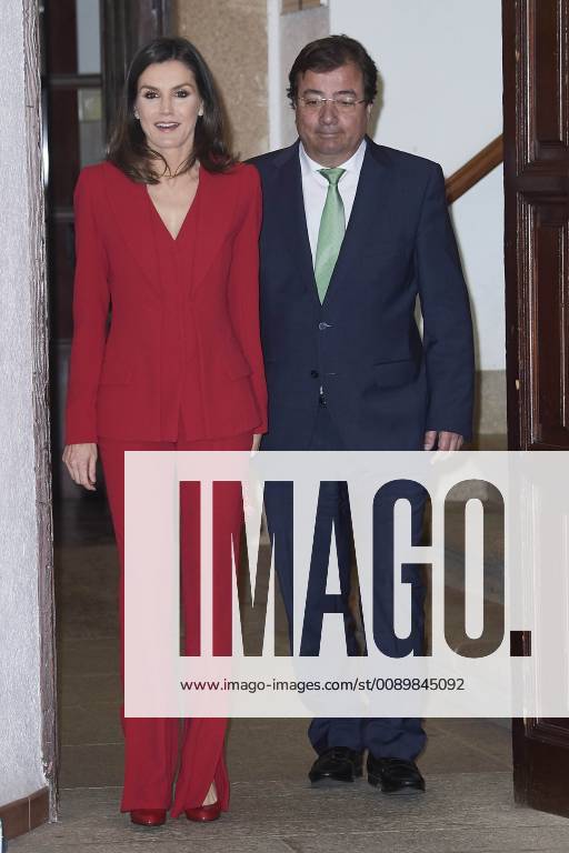 Madrid Queen Letizia during the award ceremony of the ‘’Princess of Girona 2019 foundation prize’’ in the category ‘’social’’ at the Complejo cultural San Francisco in Caceres. No Spain