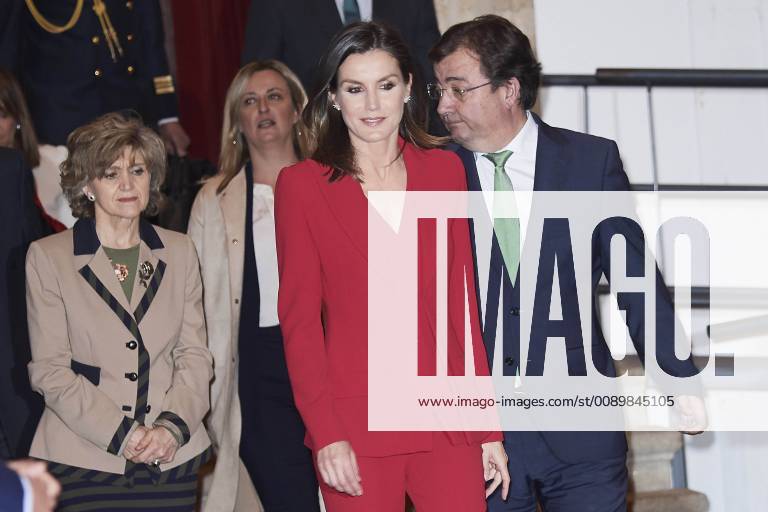 Madrid Queen Letizia during the award ceremony of the ‘’Princess of Girona 2019 foundation prize’’ in the category ‘’social’’ at the Complejo cultural San Francisco in Caceres. No Spain