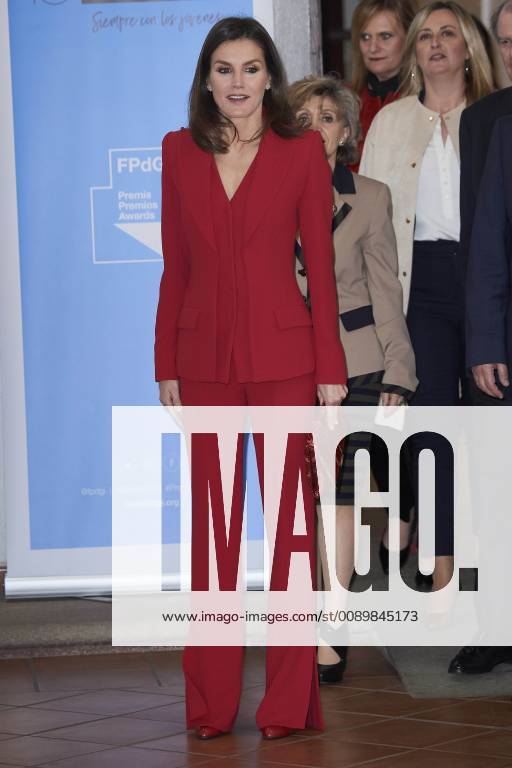 Madrid Queen Letizia during the award ceremony of the ‘’Princess of Girona 2019 foundation prize’’ in the category ‘’social’’ at the Complejo cultural San Francisco in Caceres. No Spain