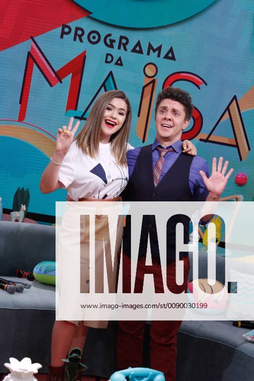 OSASCO, SP - 11.03.2019: LANÇAMENTO PROGRAMA DA MAISA SBT - Maisa Silva and Oscar Filho at the press conference to present their new program, called "Pama daa da Maísa", which debuts at SBT on Saturday (16), at 2:15 p.m. Talk show will be the first sst solo show by Maísa Silva, after much success in participation in soap operas and in the Bom dia e Companhia program. x1696318x CesarxConventi