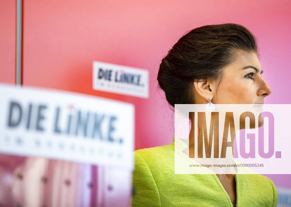 Sahra Wagenknecht DIE LINKE parliamentary party leader gives a press statement on the occasion of her resignation in the Bundestag in Berlin 12 03 2019 Berlin Germany