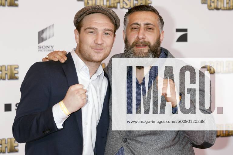 Frederick Lau and Kida Khodr Ramadan at the world premiere of the movie Die Goldfische at the Mathäser Filmpalast Munich 13 03 2019 Foto:xK.xKriegerx xFuturexImage
