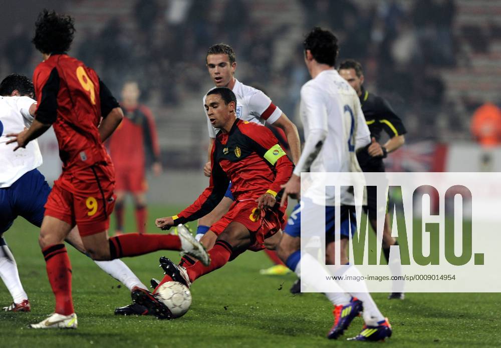 FOOTBALL UEFA EURO 2013 QUALIFICATION UNDER 21 BELGIUM ENGLAND NILL DE PAUW JORDAN HENDERSON ADAM SMITH Picture Michel GOUVERNEUR © REPORTERS PRESS AGENCY