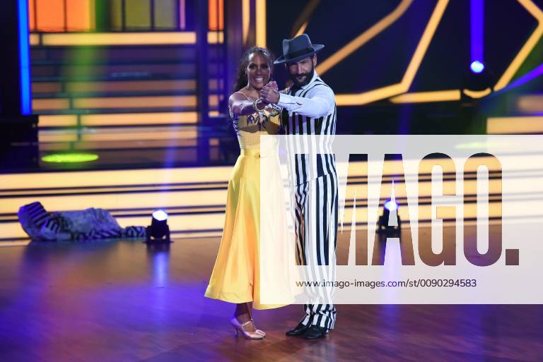 Barbara Becker Massimo Sinato during the 2 Lets Dance RTL live show at the MMC Studios in Cologne on 22 03 2019