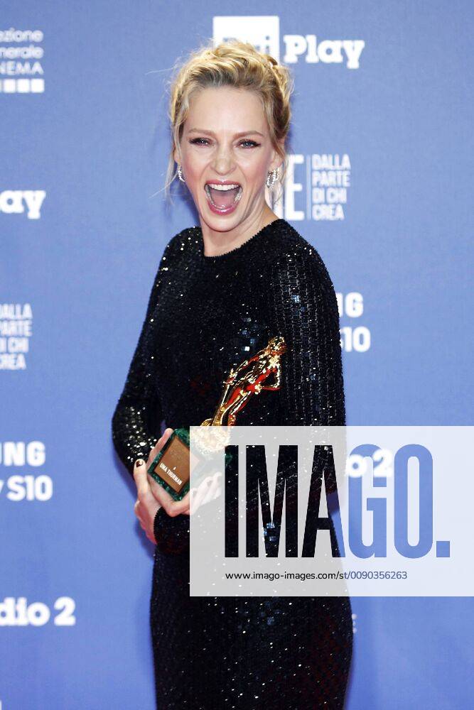 David di Donatello Preisverleihung in Rom Special David to Uma Thurman Rome March 27th 2019. 64th David Di Donatello awards ceremony. photo di Samantha Zucchi Insidefoto SamanthaxZucchi