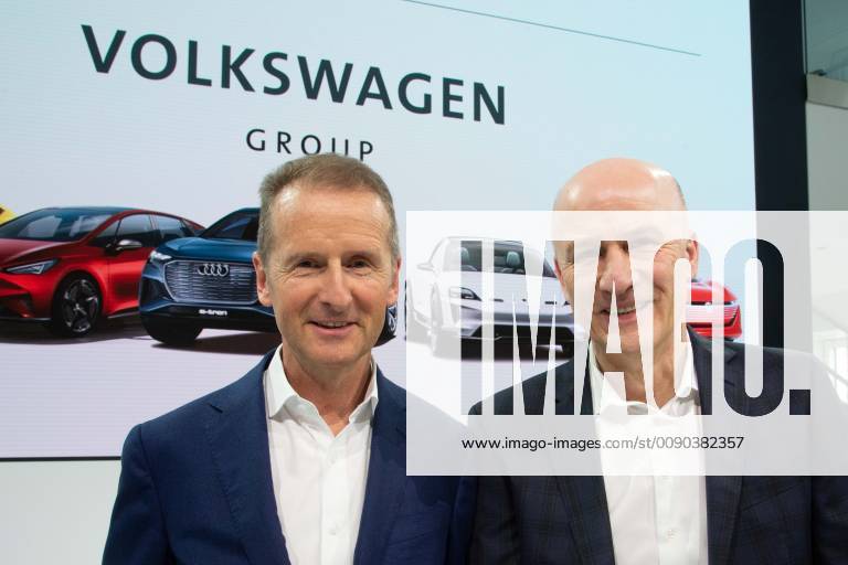Herbert DIESS Chairman of the Board of Management CEO and Frank WITTER Finance and Controlling Division CFO CFO Annual Press Conference of Volkswagen AG Aktiengesellschaft in Wolfsburg on 12 03 2019