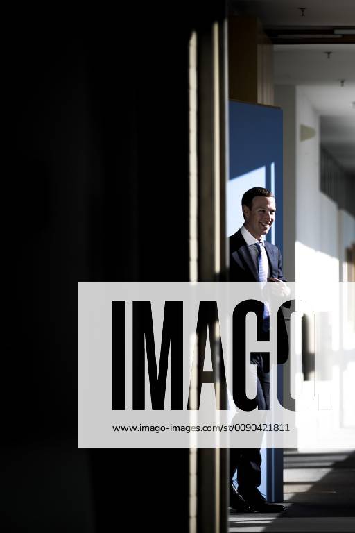 Mark Zuckerberg CEO and founder of Facebook recorded in Berlin 01 04 2019 Berlin Germany