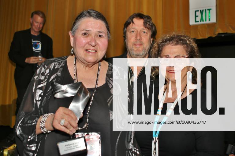 Palm Springs, California, U.S. - Native American Indian actress SACHEEN LITTLEFEATHER received the AmDocs 2019 Razene Supple Humanitarian Award for her work with bettering the rights for tribal life and portrayal of native Indian s in Hollywood, at the opening night of the American Documentary Film Festival. She is famous for accepting an Oscar for Marlon Brando at the 1973 Academy Awards in protest of depiction of American Indian People on screen. Palm Springs U.S. - ZUMA 20190329_mda_a35_109