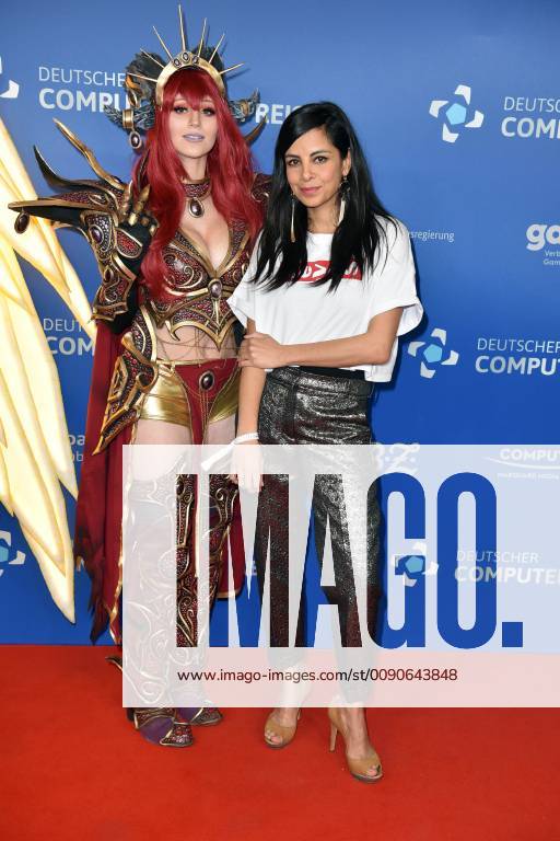 Collien Ulmen Fernandes at the German Computer Game Award 2019 at the Admiralspalast in Berlin on 09 04 2019