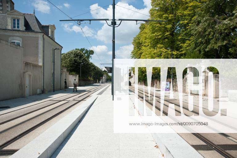 Avenue Pierre Mendès France Avrillé France modern tram Avrillé Avenue Pierre Mendès France modern tramway