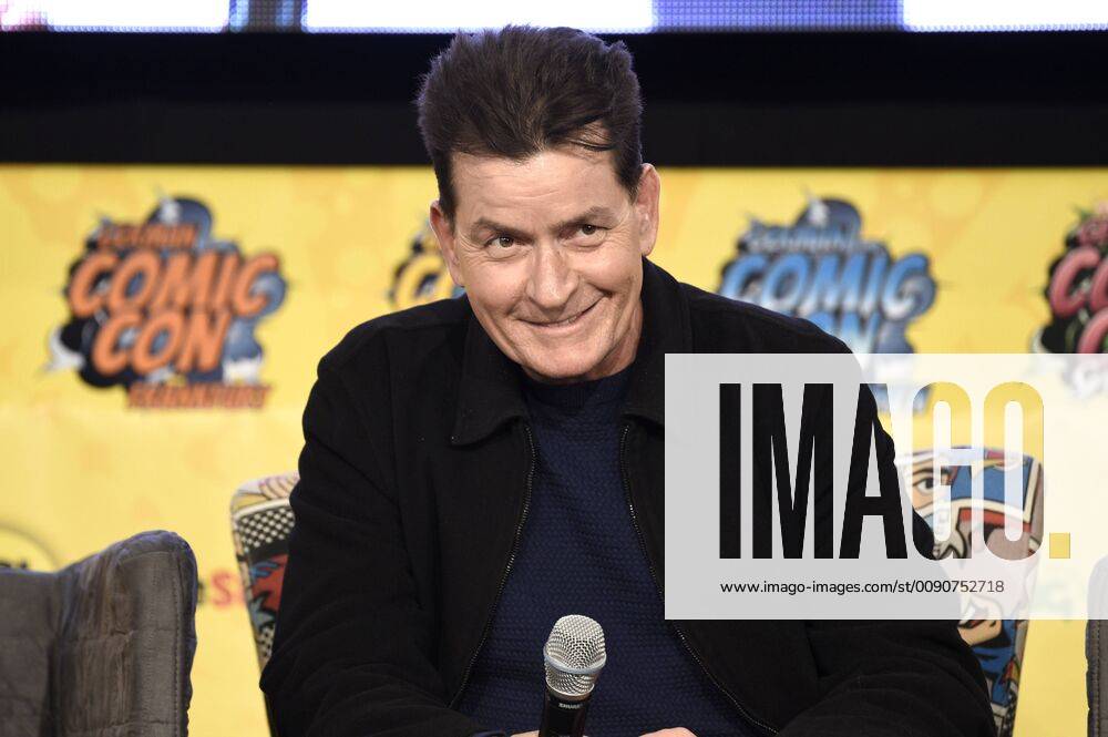 Charlie Sheen at the 5 German Comic Con Dortmund 2019 in the Westfalenhallen Dortmund 14 04 2019 Foto:xN.xKubelkax xFuturexImage