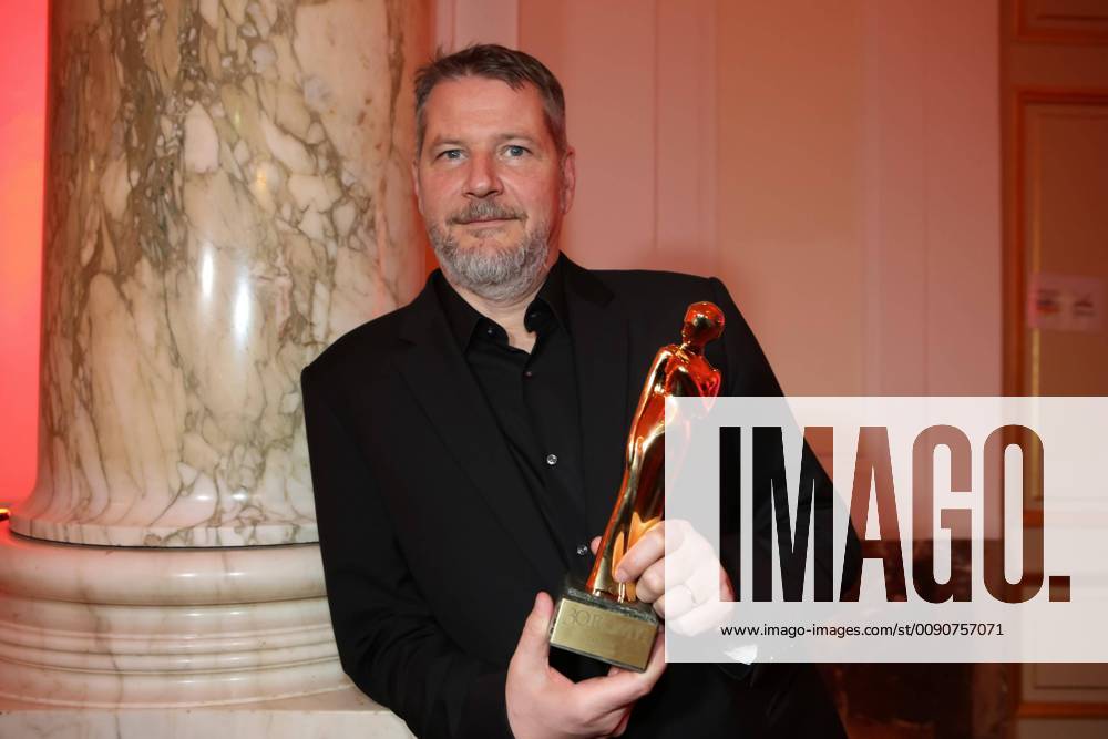 Vienna Hofburg ROMY Film u TV Prize Gala Award of the ORF u KURIER Television Prize Andreas Prochaska in picture with d Award ROMY Film u TV Prize