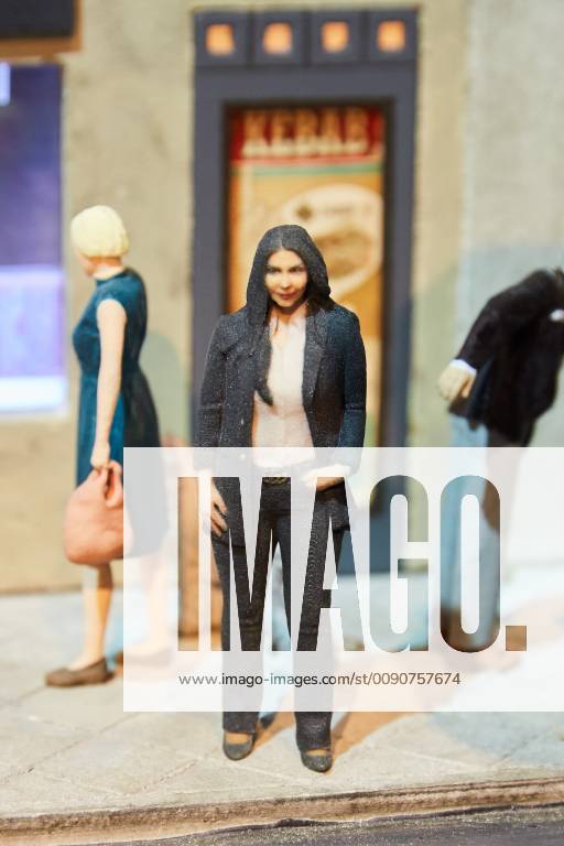 Wax figure of Belhin Kaplan Zaddys owner and managing director Opening of the smallest Doenerladen Berlin in Little BIG City Berlin on 15 04 2019 Little BIG City Berlin Doenerladen