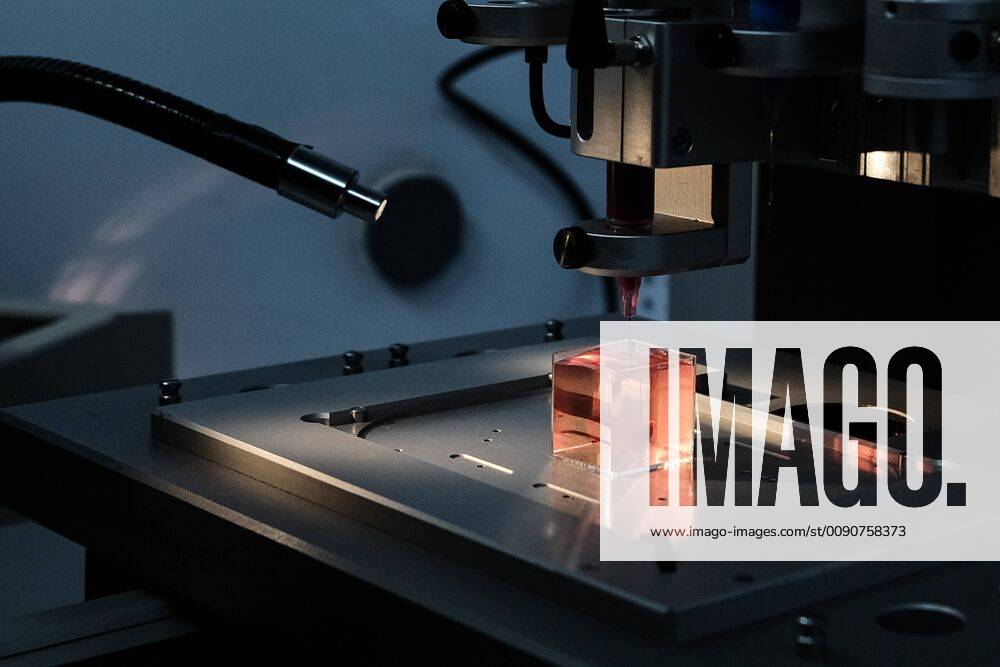 Tel Aviv, Israel - A 3D printer is in the process of printing a human heart. In a major medical breakthrough, Tel Aviv University researchers have printed the worldâ€⠢s first 3D vascularised engineered heart including cells, blood vessels, ventricles and chambers using a patientâ€⠢s own cells and biological materials. Until now, scientists in regenerative medicine have been successful in printing only simple tissues without blood vessels. Scientists in the laboratory of Prof. Tal Dvir claim study paves the way to a future in which patients will no longer have to wait for transplants nor tackle the obstacles of rejection. Tel Aviv Israel - ZUMAa126 20190415_zap_a126_007