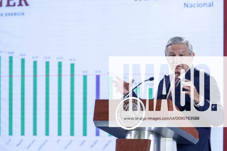 April 15 2019 EUM20190415NAC01 JPG MEXICO CITY PresidencyPresidencyAMLO President Andres Manuel Lopez Obrador during his Mananera conference this Monday, April 15, 2019 at Palacio Nacional Foto Agencia EL UNIVERSALDiego Simon SanchezRDB - ZUMAu78_ 20190415_zaf_u78_010