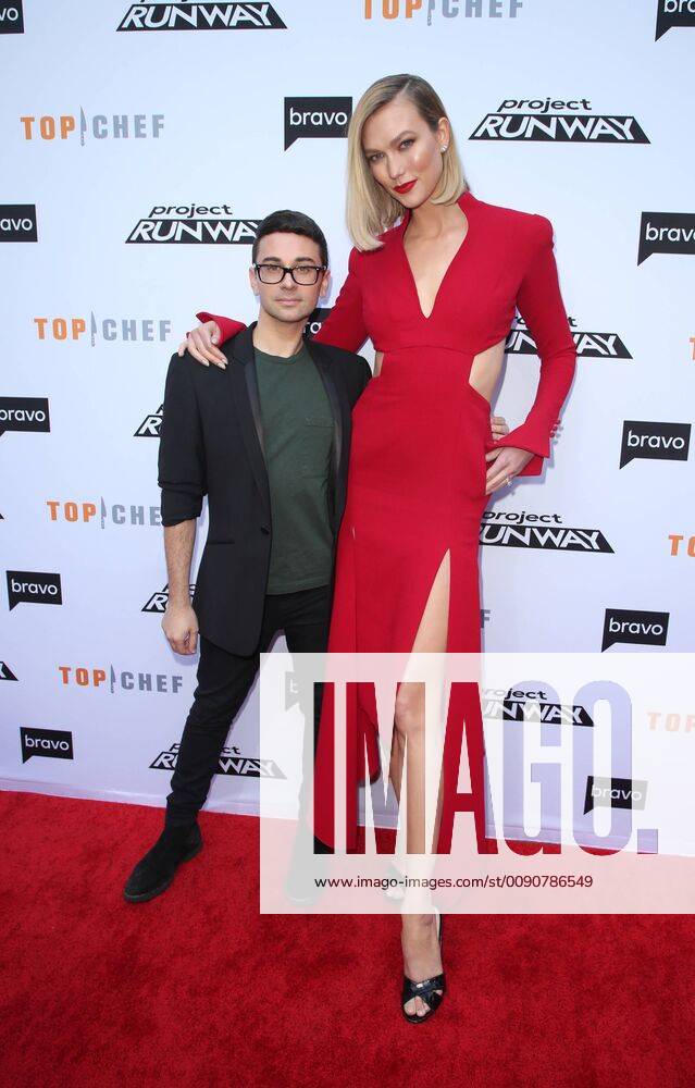 LOS ANGELES, CA -APRIL 16: Christian Siriano, Karlie Kloss, attends Bravo s Top Chef and Project Runway Event, at Vibiana in Los Angeles California on April 16, 2019