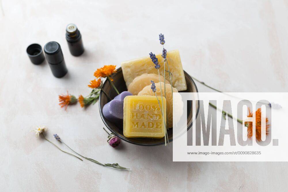 Various glycerin soaps with caustic soda MYF02078