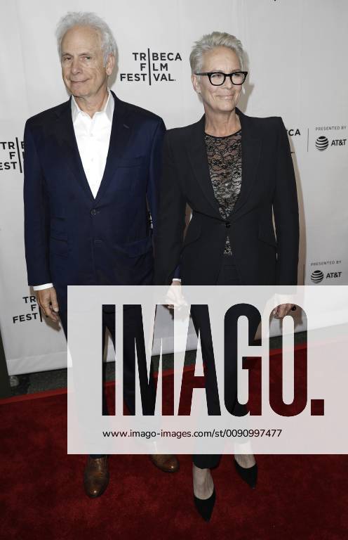 An original cast member of the film This is Spinal Tap Christopher Guest (L) and his wife Jamie Lee Curtis attend the 35th anniversary of the film at the 2019 Tribeca Film Festival on April 27, 2019 in New York City. NYP20190427507 PETERxFOLEY