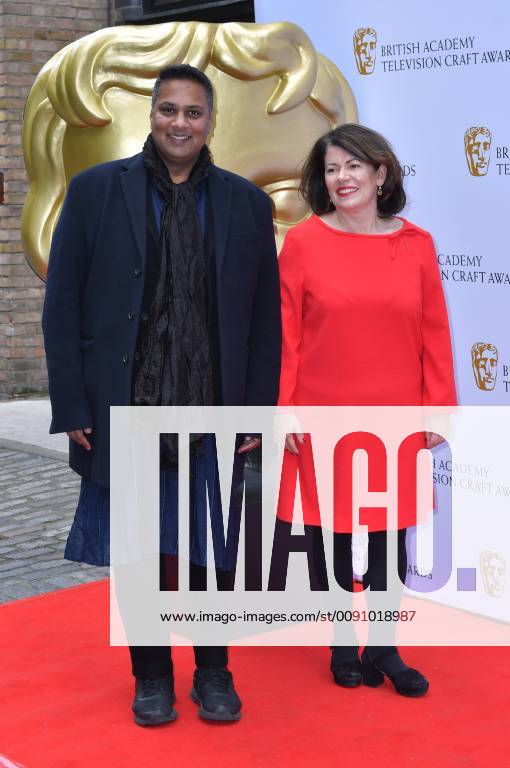 Krishnendu Majumdar and Pippa Harris attend the BAFTA Television Craft Awards at The Brewery in London. APRIL 28th 2019 SLIx191458