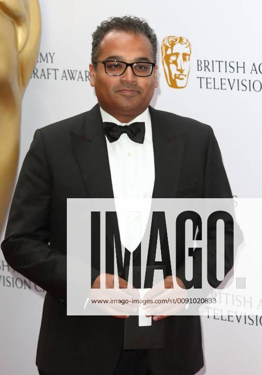 London, United Kingdom - Krishnan Guru-Murthy at the British Academy (BAFTA) Television Craft Awards at The Brewery, Chiswell Street London United Kingdom - ZUMAs197 20190428_zaa_s197_209