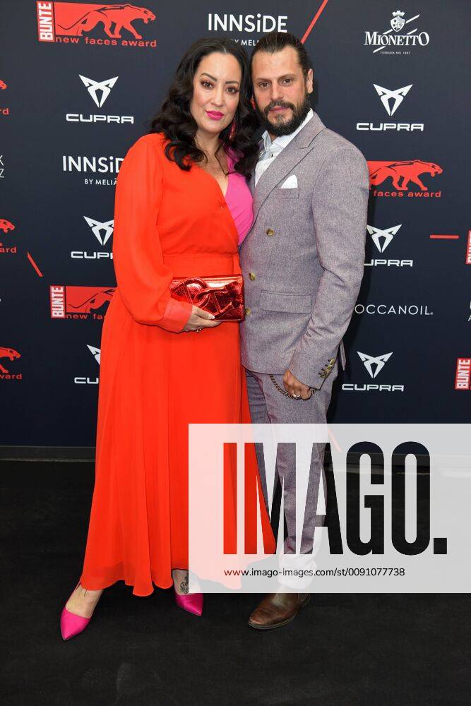Manuel Cortez with girlfriend Miyabi Kawai at the BUNTE New Faces Award Film at the transformer station in Berlin on 02 05 2019