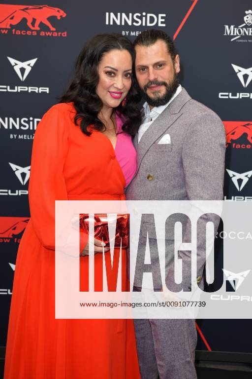 Manuel Cortez with girlfriend Miyabi Kawai at the BUNTE New Faces Award Film at the transformer station in Berlin on 02 05 2019