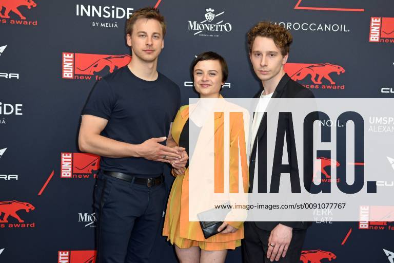 Timmi Trinks Lena Urzendowsky Jonathan Berlin at the BUNTE New Faces Award Film at the substation in Berlin on 02 05 2019