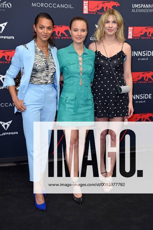 Taneshia Abbot Sonja Gerhardt Zsa Zsa Inci Buerkle at the BUNTE New Faces Award Film at the transformer station in Berlin on 02 05 2019