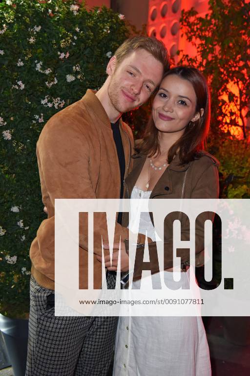 Timur Bartels with girlfriend Michelle Math at the BUNTE New Faces Award Film at the transformer station in Berlin on 02 05 2019