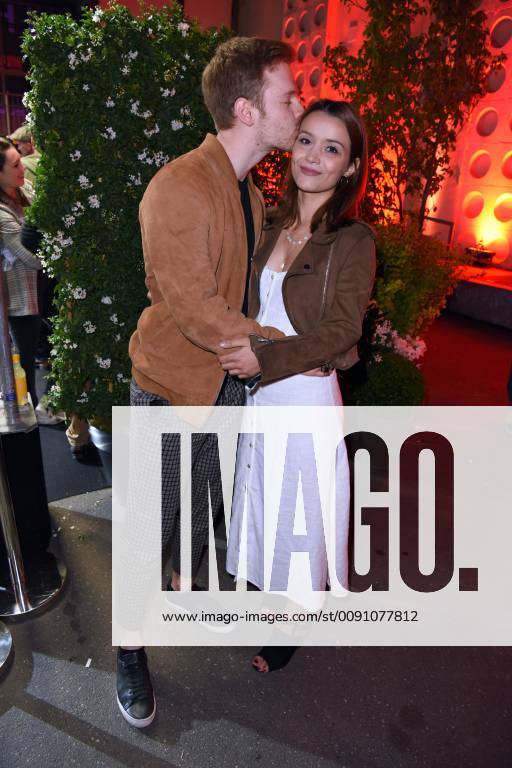 Timur Bartels with girlfriend Michelle Math at the BUNTE New Faces Award Film at the transformer station in Berlin on 02 05 2019