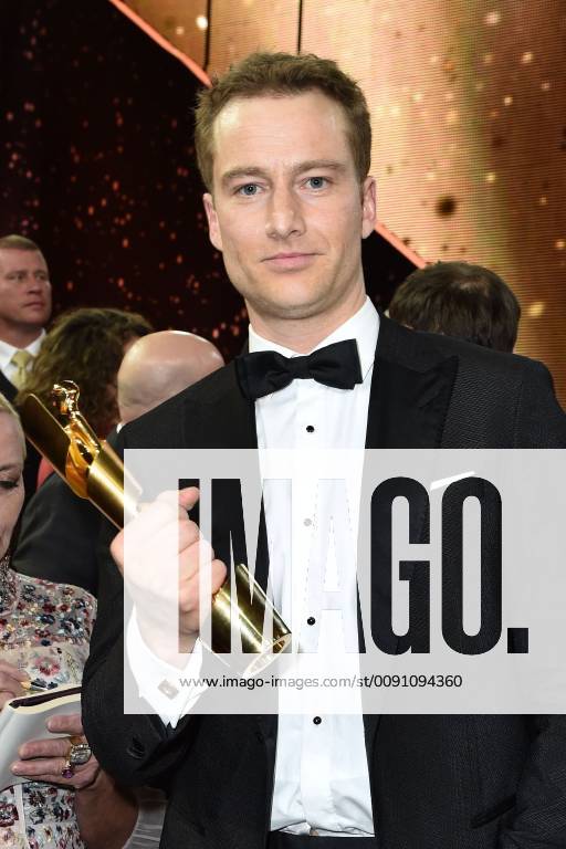 Alexander Fehling the actor and prizewinner on stage at the German Film Award ceremony on 3 05 2019 in Berlin German Film Award 2019 in Berlin Party