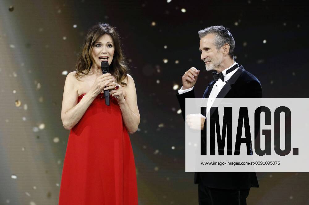 Iris Berben and Ulrich Matthes at the presentation of the German Film Award 2019 at Messe Berlin 03 05 2019 Foto:xS.xGabschx xFuturexImage