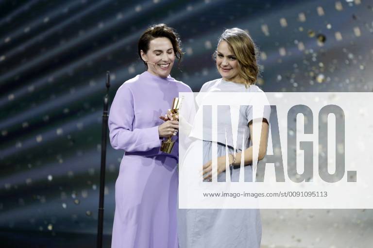 Antje Traue and Luise Heyer at the German Film Award 2019 at Messe Berlin 03 05 2019 Foto:xS.xGabschx xFuturexImage