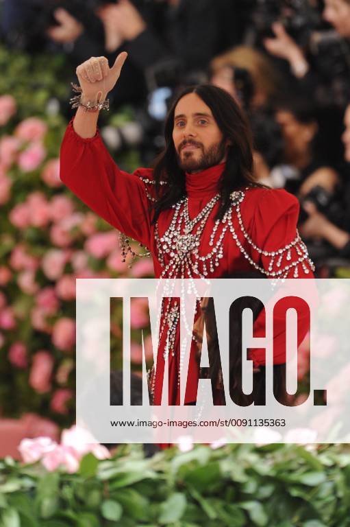 Jared Leto at The 2019 Met Gala Celebrating Camp: Notes on Fashion at Metropolitan Museum of Art on May 06, 2019 in New York City.