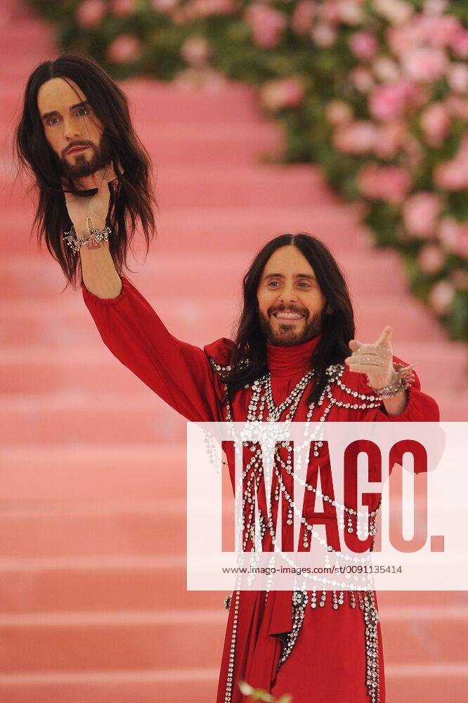 Jared Leto at The 2019 Met Gala Celebrating Camp: Notes on Fashion at Metropolitan Museum of Art on May 06, 2019 in New York City.