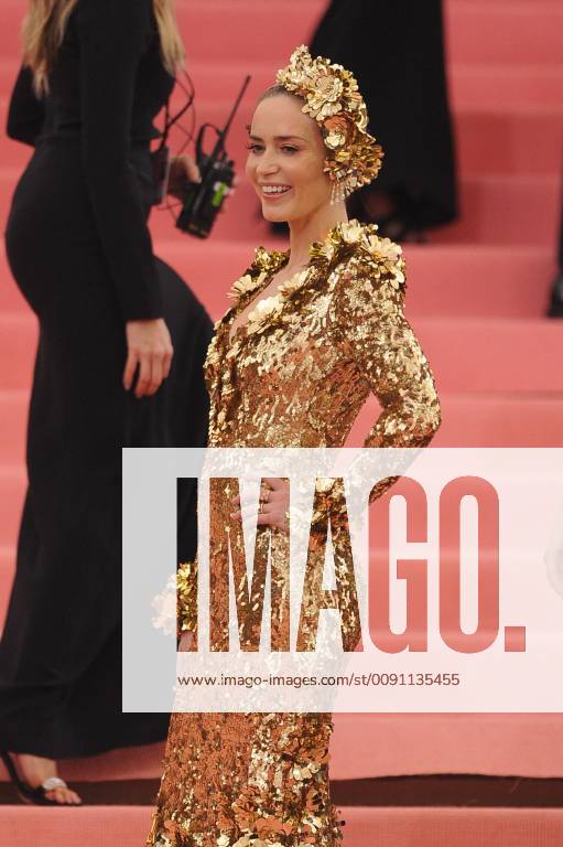 Emily Blunt at The 2019 Met Gala Celebrating Camp: Notes on Fashion at Metropolitan Museum of Art on May 06, 2019 in New York City.