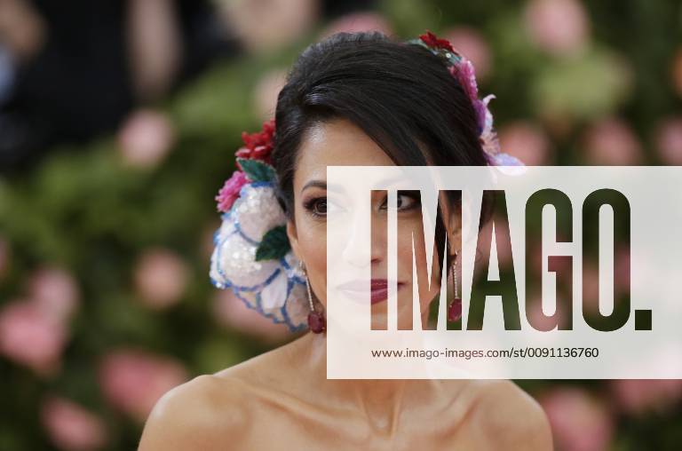 Huma Abedin arrives on the red carpet at The Metropolitan Museum of Art s Costume Institute Benefit Camp: Notes on Fashion at Metropolitan Museum of Art in New York City on May 6, 2019. NYP2019050910 JOHNxANGELILLO